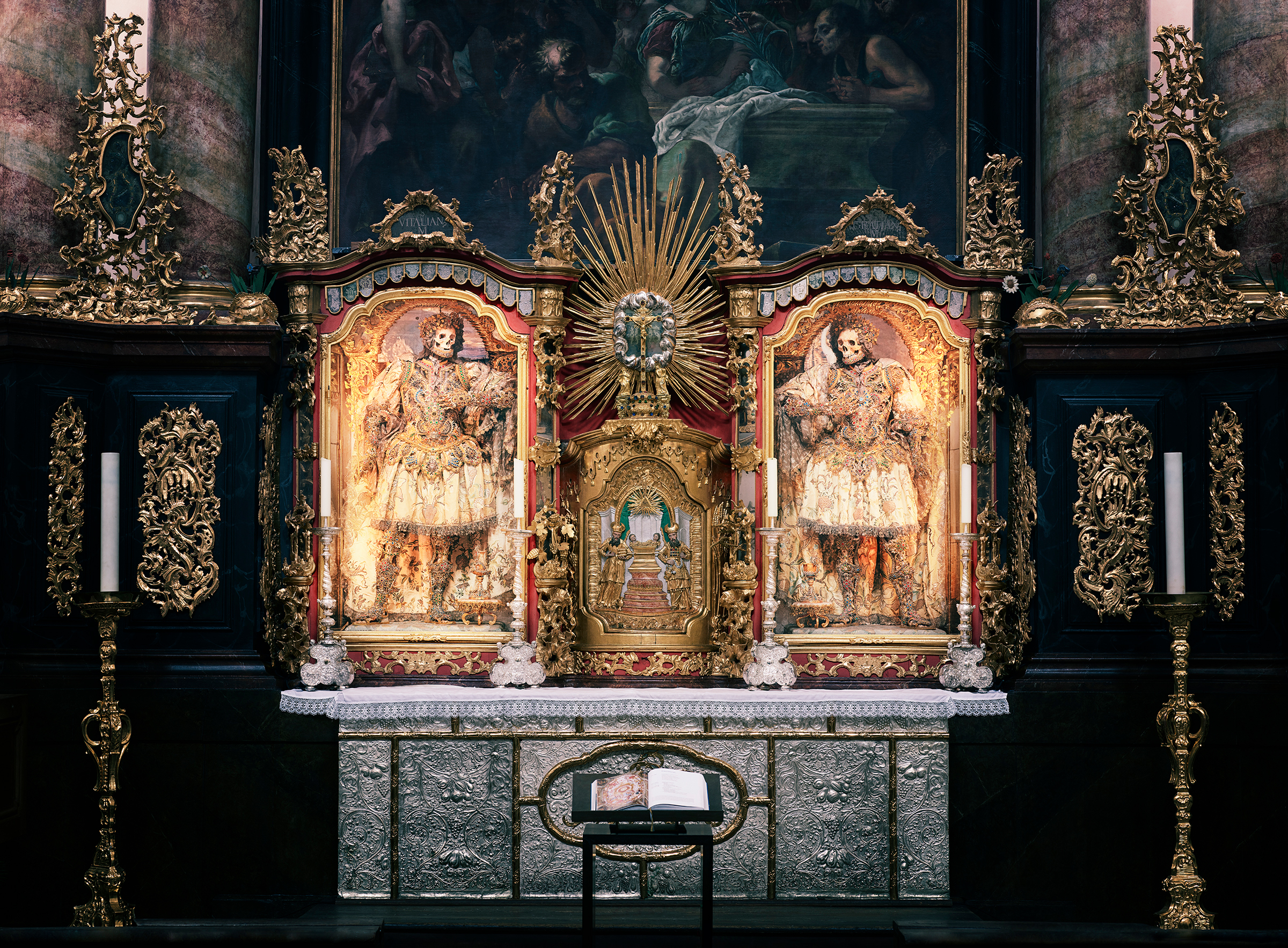 Reliquien heiligen Märtyrern Gratianus und Vitalianus Basilika Waldsassen